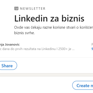 Pisanje Linkedin članaka