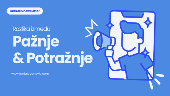 pažnja vs potražnja na mreži